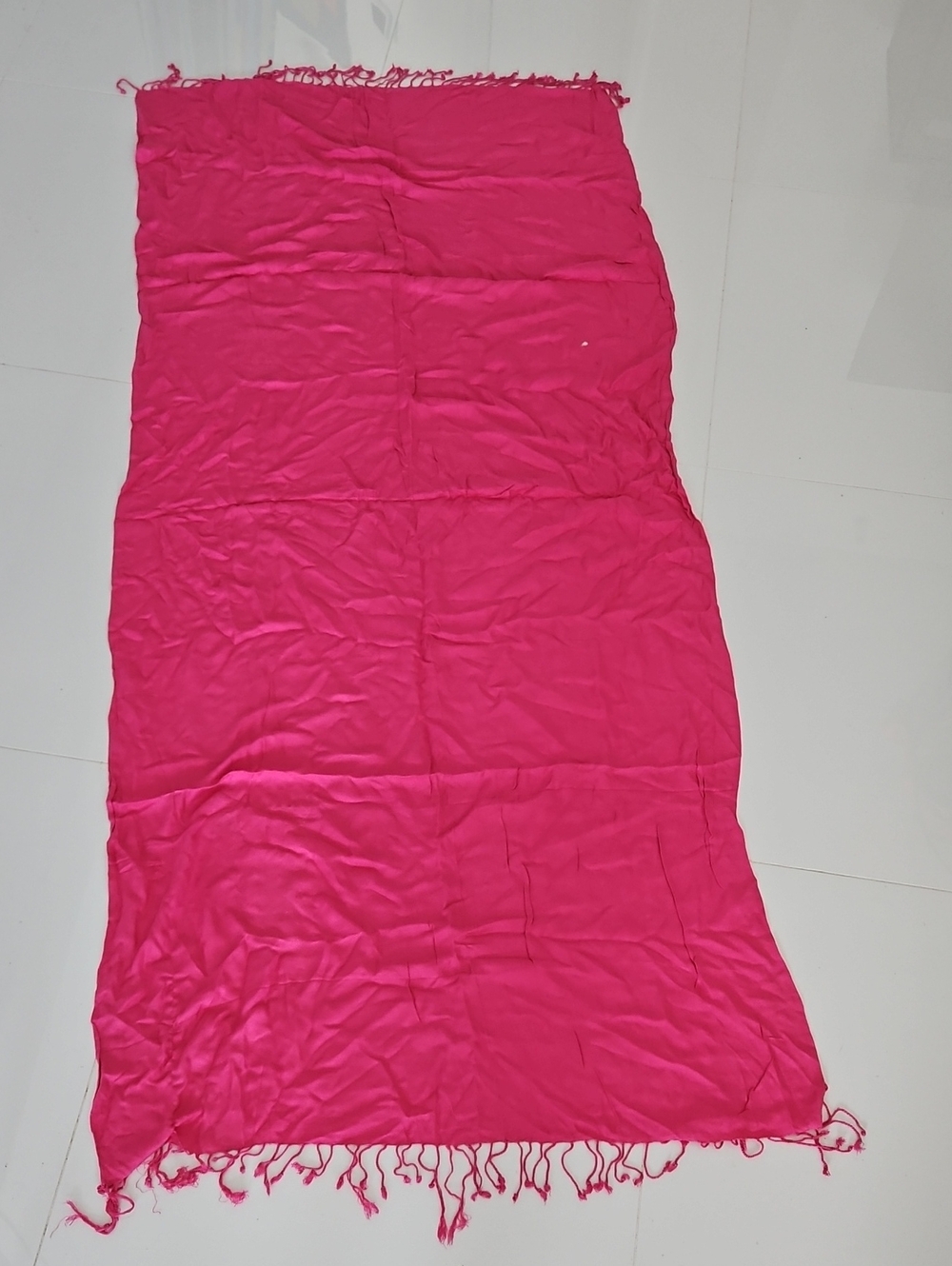 Bright Pink Lightweight Throw / Scarf - Unbranded